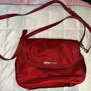Red Michael Kors crossbody. Smoke free home.